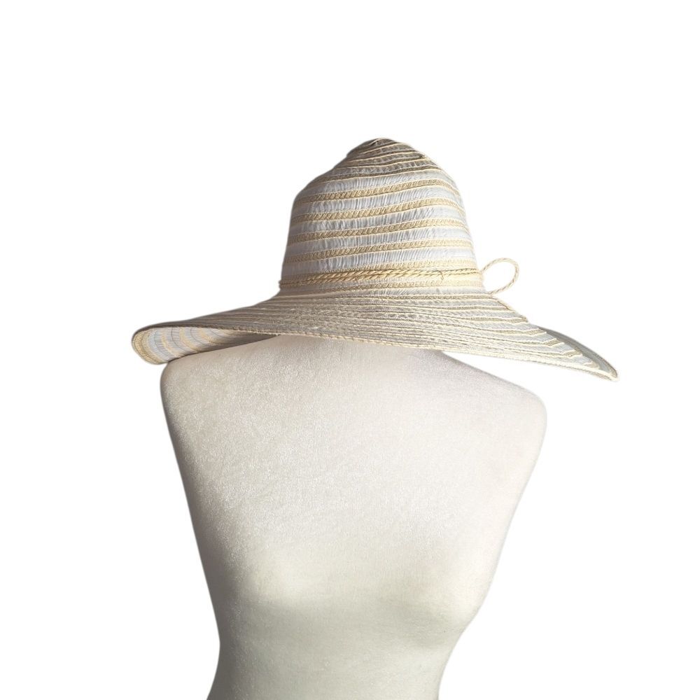 Panama Jack Sun Hat Wide Floppy Brim OS Womens